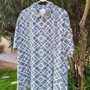 Tommy Bahama Short Sleeve Hawaiian Shirt Mens XXL 100% Silk Aloha Carribean 2XL